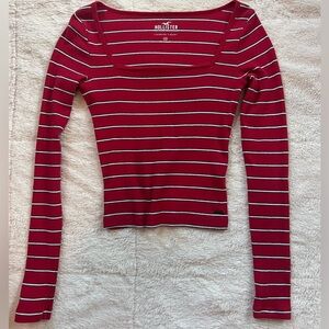 red striped long sleeve